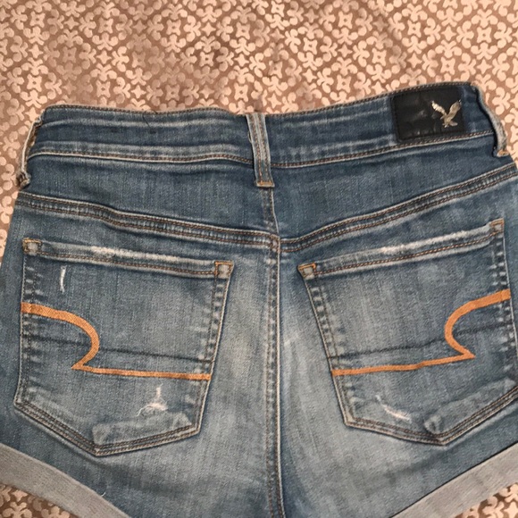 AE hi-rise shortie super stretch shorts - Picture 3 of 3